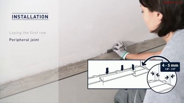 Укладка виниловых покрытий Gerflor замковая плитка Greatio смотреть онлайн