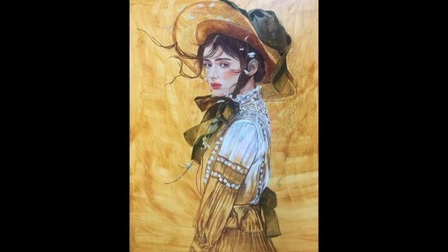 ПОРТРЕТ МАСЛОМ. Поэтапное написание картины. Художник Анастасия Брик. смотреть онлайн