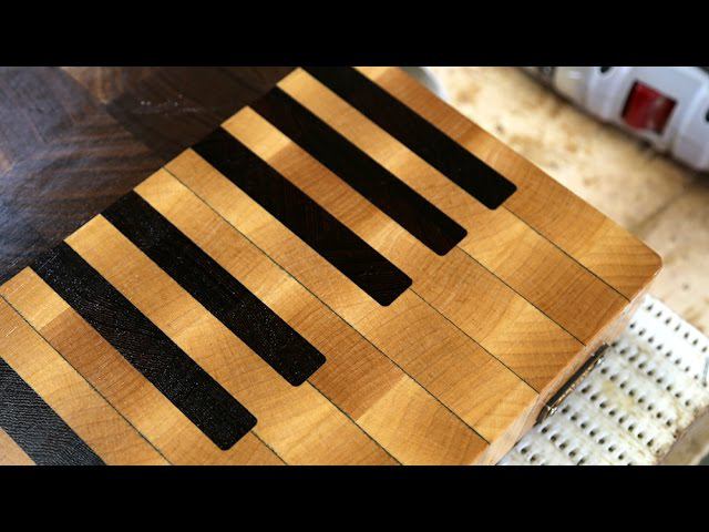 Making a "Piano" end grain cutting board смотреть онлайн
