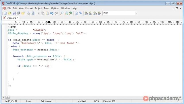PHP Expert Tips 312 Display Images from a Folder Directory Part 2 2 смотреть онлайн