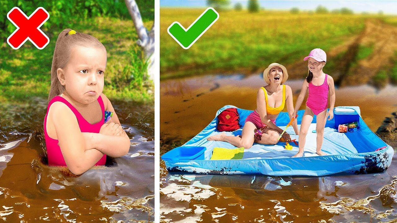 КРУТЫЕ ЛЕТНИЕ ЛАЙФХАКИ для умных родителей смотреть онлайн