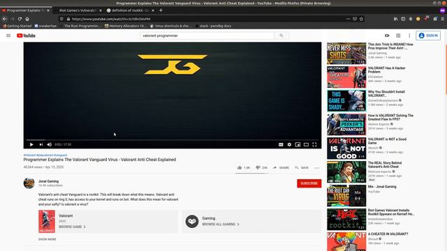 Why Valorant Vanguard IS NOT A ROOTKIT! смотреть онлайн