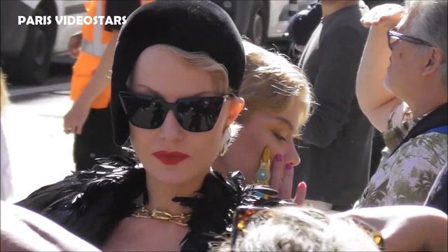 Renata Litvinova Рена́та Литви́нова & Ulyana Dobrovskaya @ Paris Fashion Week July 2022 Schiaparell