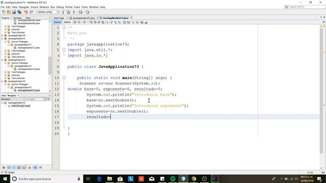 2.Programación en Java || elevar un número utilizando Math.pow смотреть онлайн