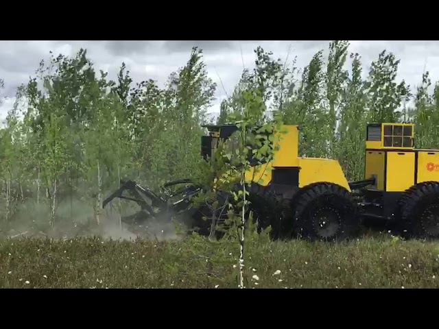 Мульчер Тром 8 на болоте смотреть онлайн