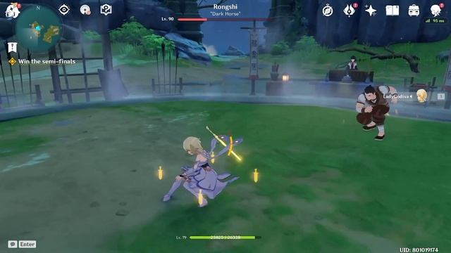 Genshin Impact - Autumn Winds, Scarlet Leaves Walkthrough | Kazuha & Beidou смотреть онлайн