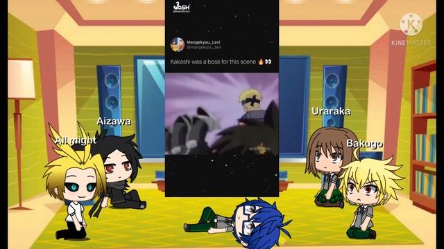 Mha react to deku as Kakashi 2/2 смотреть онлайн