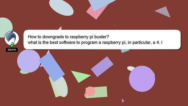 How to downgrade to raspberry pi buster? смотреть онлайн