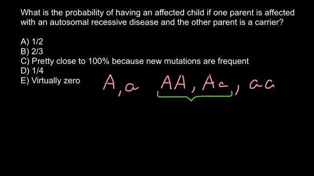How to solve genetics problems using Punnett square смотреть онлайн