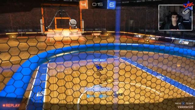 LUCKY BOUNCES! - Rocket League Hoops смотреть онлайн