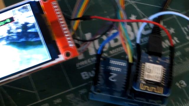 ESP8266 Web based JPEG viewer смотреть онлайн