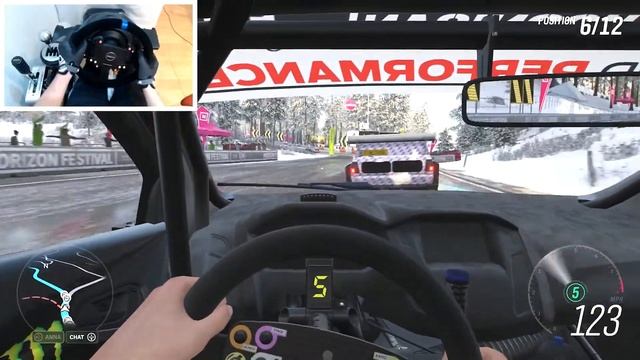 Forza Horizon 4 The Gauntlet Hoonigan Gymkhana 9 Ford Focus RS RX Rally Car Steering Wheel Gameplay смотреть онлайн