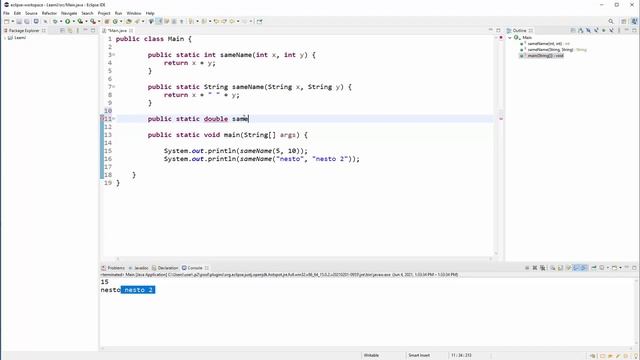Java Programiranje - 22 - Method Overloading смотреть онлайн