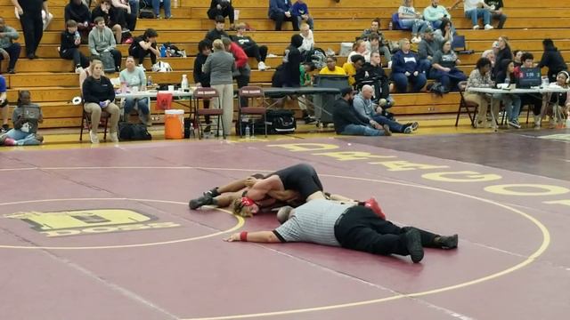 Tucker - KY Region 3 Tourney @Doss For PRP 190# Vs Central 2/11/23 Win Pin