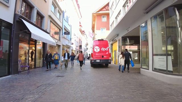 LUCERNE SWITZERLAND City Center / Walking tour in beautiful place смотреть онлайн