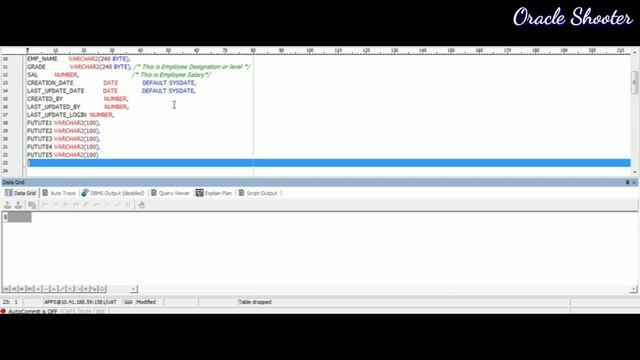 Add or Remove Comments on Table columns and View Columns in Oracle смотреть онлайн