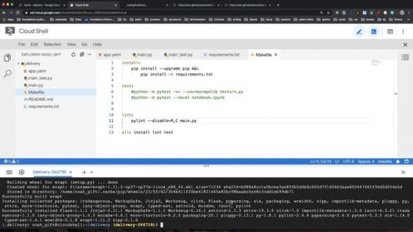 Setup Continuous Delivery on GCP Platform with Google App Engine and Cloud Build