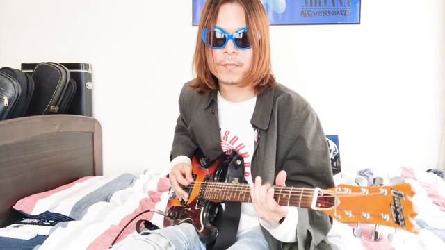 【カートコバーンギター】Univoxハイフライヤー ギターサウンド/Univox Custom Hi Flier Phase1 Sound / Kurt Cobain Guitar