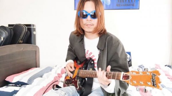 【カートコバーンギター】Univoxハイフライヤー ギターサウンド/Univox Custom Hi Flier Phase1 Sound / Kurt Cobain Guitar