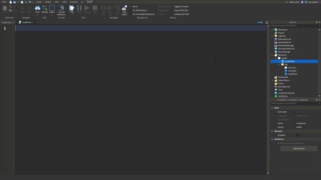 Roblox Studio G MOD Health Bar tutorial смотреть онлайн