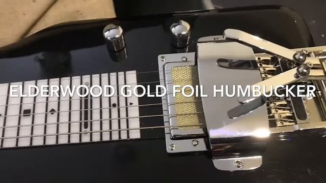Dimavery Lap Steel with Elderwood Gold Foil Humbucker смотреть онлайн