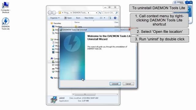 DAEMON Tools Lite: how to uninstall смотреть онлайн