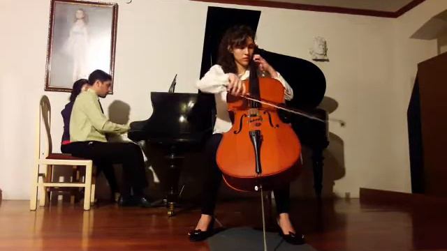 Saint-Saëns: Allegro Appassionato for Cello - Nohelia Soto смотреть онлайн