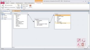 ПОШАГОВОЕ создание схемы данных в базе данных Access