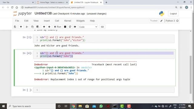 108 Python String format Method смотреть онлайн