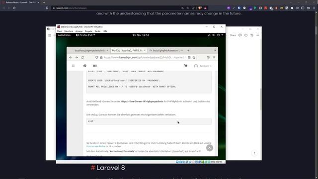 install Laravel?/ laravel Installation/LAMP/Mariadb-Apache2-PHP8.1-Composer in?Arabic(1) смотреть онлайн