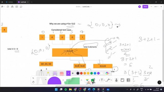 LeetCode 2348: Numbers of zero-filled subarrays | concept | code C++ | Time complexity O(n) смотреть онлайн