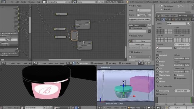 Compositing Cycles Render Passes in Blender смотреть онлайн