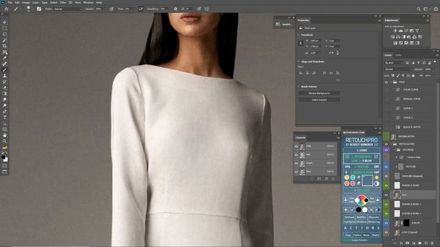РЕТУШЬ ОДЕЖДЫ | ШКОЛА РЕТУШИ RETOUCHPRO #5 смотреть онлайн