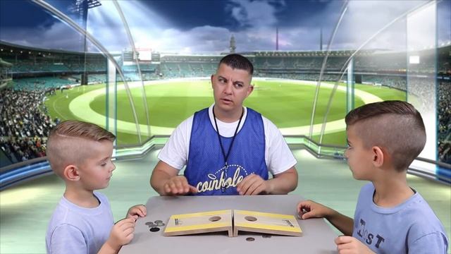COINHOLE CHALLENGE!!! Coin Toss Game by Hasbro смотреть онлайн