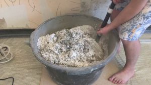 Стяжка пола из полистиролбетона по верх каменной ваты