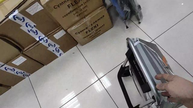 Сумка-тележка хозяйственная на колёсах со складной ручкой Joy Home Flexi (Gimi Flexi) смотреть онлайн