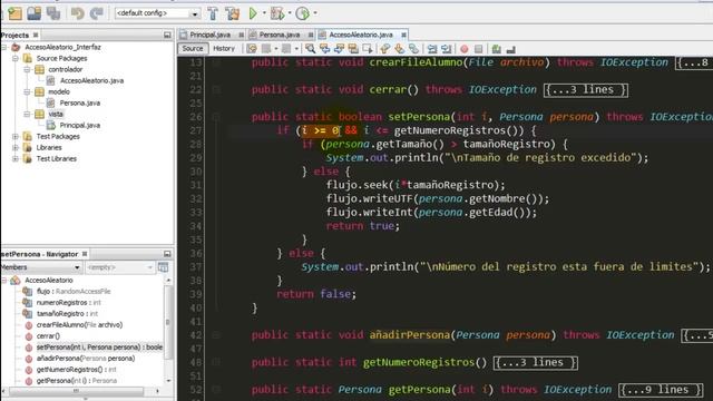 Archivos de Acceso Aleatorio en Java - Cómo escribir, leer y buscar datos смотреть онлайн