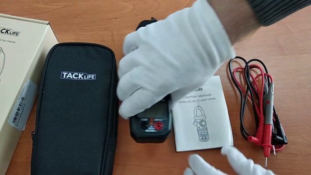 Обзор токовых клещей TACKLIFE CM01A (AC/DC) с функцией NCV смотреть онлайн