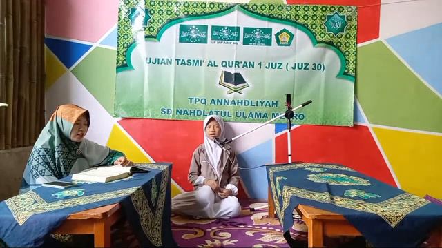 TASMI' AL QUR'AN 1 JUZ (JUZ 30) SDNU METRO AMTAZA SYAHLA A. смотреть онлайн
