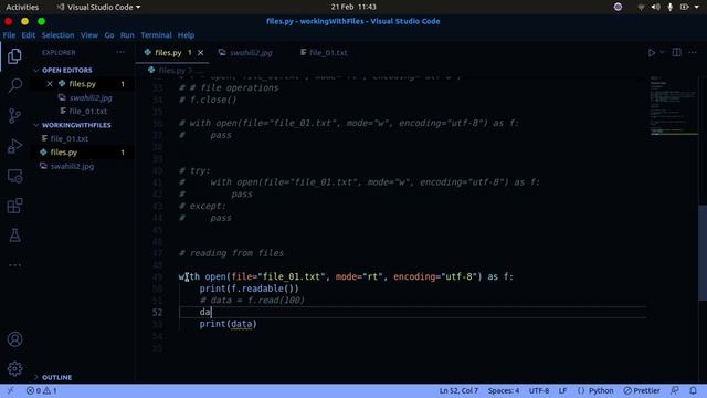 Python Tutorial: File Objects - Reading and Writing to Files смотреть онлайн