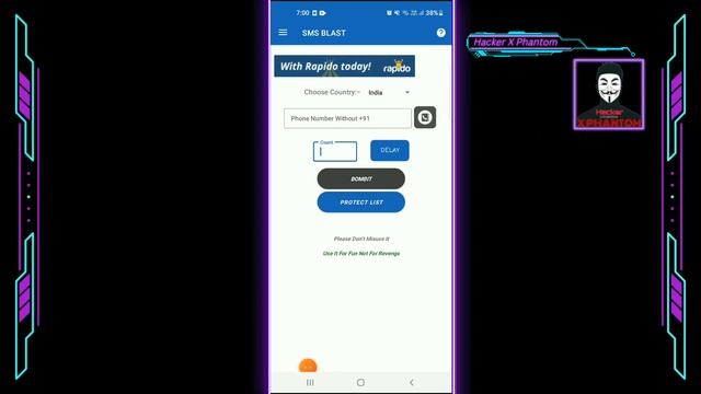 SMS Bomber - PRANK your Friends with SMS Bombing | Android Hacking смотреть онлайн