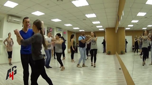 Сальса фигура — 70 (setenta) Y Aguajea | Школа сальсы A4G Dance Studio