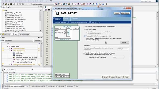 Tutorial Creating RAM Memory Quartus II Altera