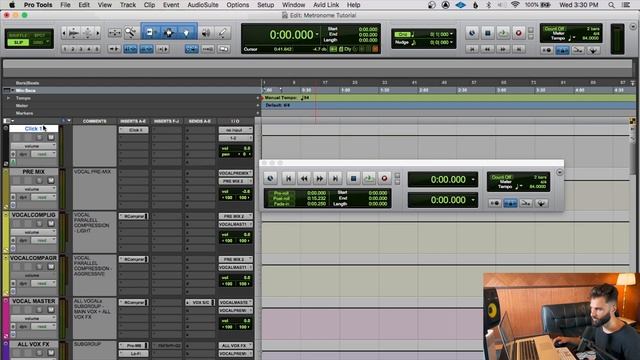 How To Set Up A Metronome Click Track In Pro Tools смотреть онлайн