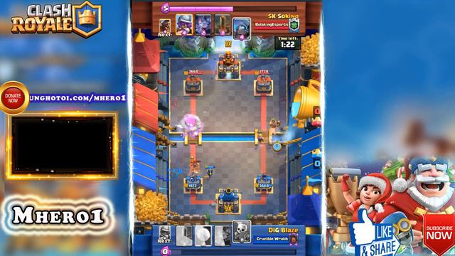 🔥DIG Blaze 👈 #1 in the World Hog mini PEKKA DECK - Clash Royale смотреть онлайн