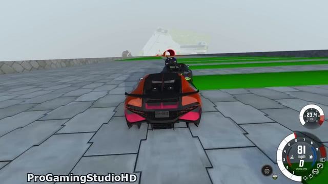 High Speed Jumps - Destroying The Cars #11 (BeamNG Drive)