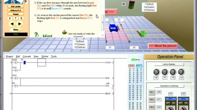 Mitsubishi FX Trainer Beginner Challenge D-2 Tutorial Part 1/Mitsubishi PLC Simulator/GenezzzTV смотреть онлайн