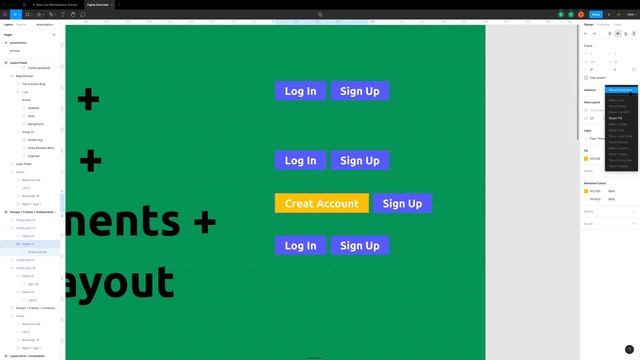 Figma Overview / Design Demo (Components, Constraints, Auto Layout and More!) смотреть онлайн
