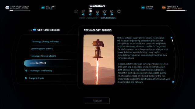 Let's Play Mass Effect: Andromeda (Blind), Part 112: Codex Readings - Technology / Ships & Vehicles смотреть онлайн