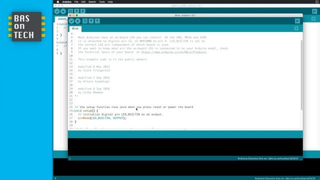 BLINKING THE ONBOARD LED - Arduino tutorial #1 смотреть онлайн